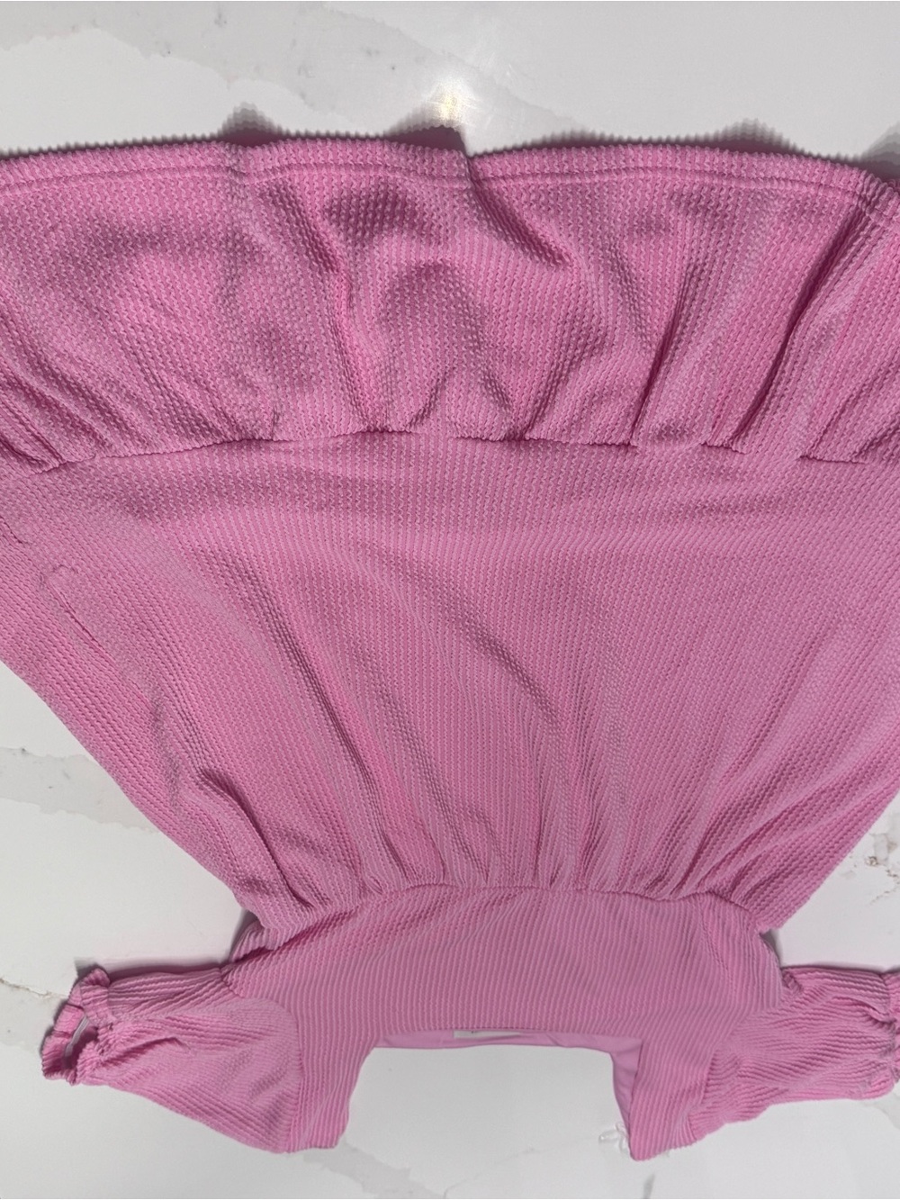 Simply Southern Pink Knit Top with Gold Tag